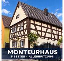 Monteurzimmer Monteurhaus Laudenbach Haus mieten bis 5 Betten
