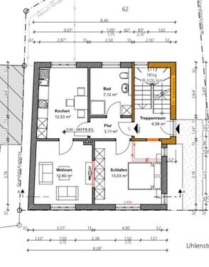 Foto - 2 Zimmer Etagenwohnung zur Miete in Lemgo