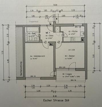 Foto - Gut geschnittene Zweiraumwohnung - renoviert