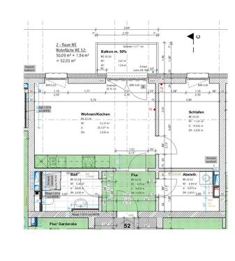 Foto - 2.5 Zimmer Etagenwohnung zur Miete in Rostock