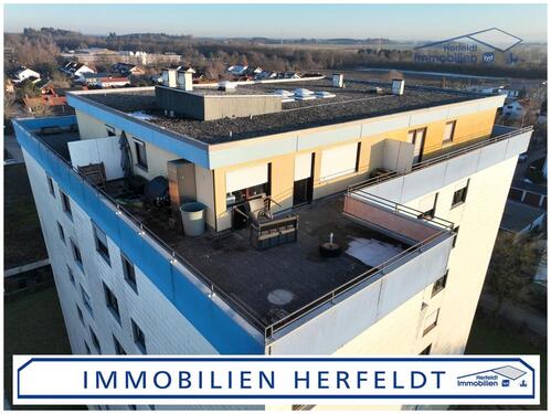 Foto - Penthouse-Apartment über den Dächern von Buchloe mit Süd-West-Dachterrasse - möbliert zu vermieten