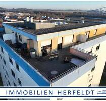 Penthouse-Apartment über den Dächern von Buchloe mit Süd-West-Dachterrasse - möbliert zu vermieten