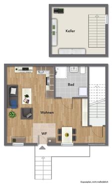 Foto - 1 Zimmer Erdgeschoßwohnung zur Miete in Dresden