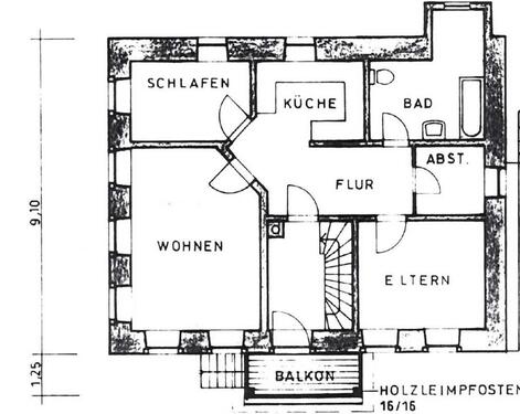 Foto - Schöne 3,5 Zimmer Wohnung in Dittwar zu vermieten