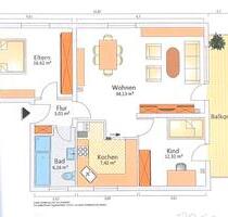 Helle 3 Zimmer Wohnung mit West-Balkon zu verkaufen - Büttelborn