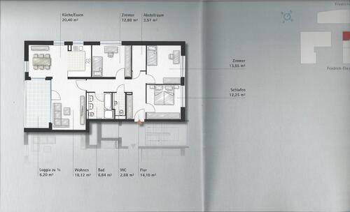Foto - 4 Zimmer Etagenwohnung in Böblingen