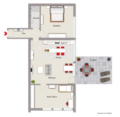 Foto - Sanierte 3-Zimmer-Wohnung im Souterrain am Lemgoer Stadtwall