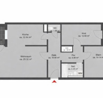 Provisionsfrei: 3-Zimmer-Wohnung mit Lift & TG in Forstenried - München Thalkirchen-Obersendling-Forstenried-Fürstenried-S