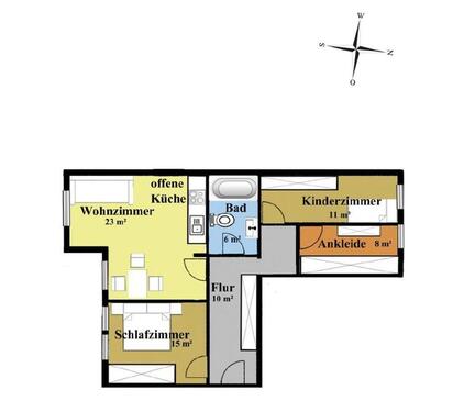 Foto - Erdgeschoßwohnung in Chemnitz zur Miete