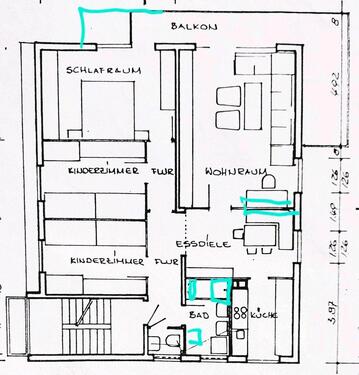 Foto - 4,5 Z Wohnung in Mühltal - 1.550,00&nbsp;EUR Kaltmiete, ca.&nbsp; 96,00&nbsp;m&sup2;
