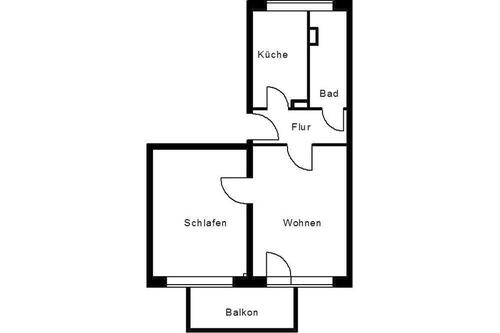 Foto - 2 Zimmer Etagenwohnung in Plauen