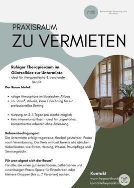 Foto - Heller Therapieraum zur Untermiete - o