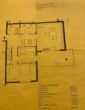 Foto - 3 Zimmer Etagenwohnung zum Kaufen in Buseck
