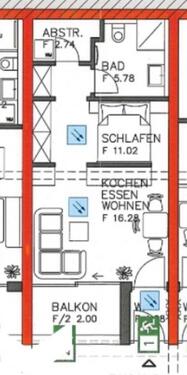 Foto - Wohnung in Oberstaufen 1,5 Zimmer 39,80qm Wohnfläche ab 1.03.2026