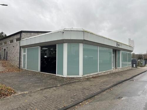 Foto - Autohaus Gewerbehalle befahrbare Halle mit Büro