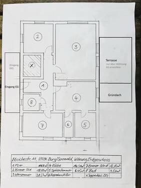 Foto - Erdgeschoßwohnung in Burg (Spreewald) zur Miete