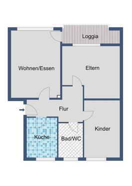 Foto - Etagenwohnung in Melsungen zur Miete