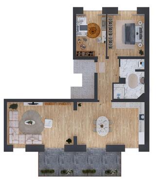 Foto - 3 Zimmer Etagenwohnung zur Miete in Chemnitz