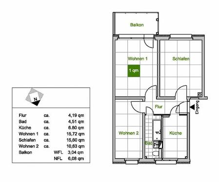 Foto - Etagenwohnung zur Miete in Dresden