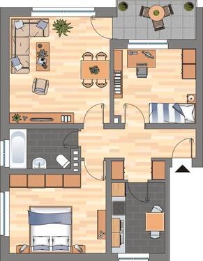 Foto - 2 Zimmer Etagenwohnung zur Miete in Wilhelmshaven