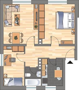 Foto - 3 Zimmer Etagenwohnung zur Miete in Bremerhaven