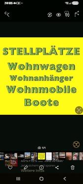 Foto - Unterstellplatz für Wohnmobile u PKW usw