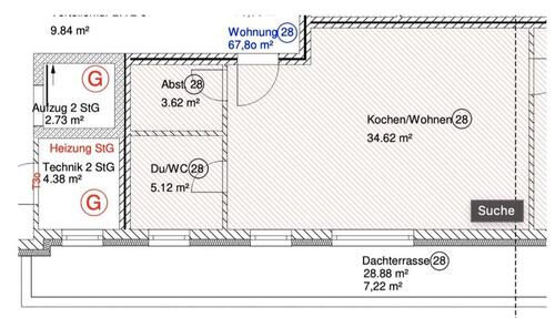 Foto - Kapitalanlage mit Zukunft – 2-Zi. Whg Dachterrasse + Stellplatz