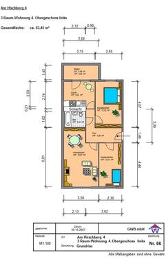 Foto - Etagenwohnung zur Miete in Grimma