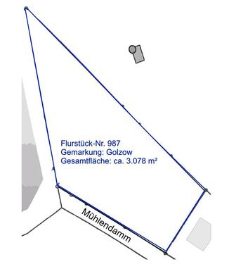Foto - 3078 qm Baugrundstück in 14778 Golzow ! Provisionsfrei
