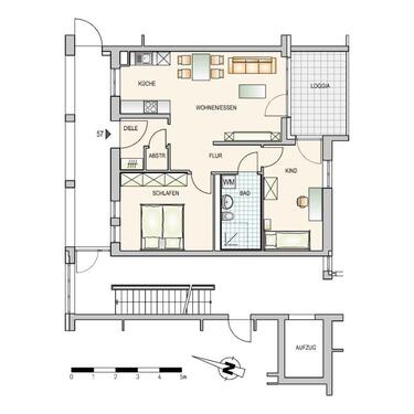 Foto - 3 Zimmer Etagenwohnung zur Miete in Ulm
