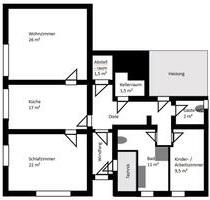 4-Zimmer-Wohnung mit Terrasse – Erstbezug nach Renovierung - Lohr am Main