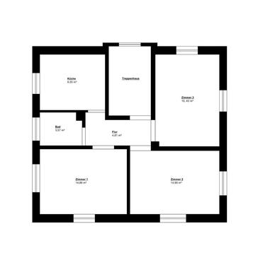 Foto - 3 Zimmer Erdgeschoßwohnung zur Miete in Schwandorf