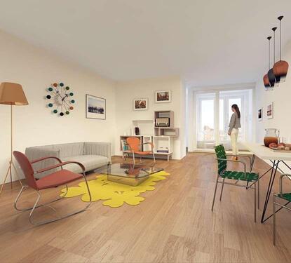 Foto - Moderne 1,5-Zimmer Wohnung - 1.089,00 EUR Kaltmiete,