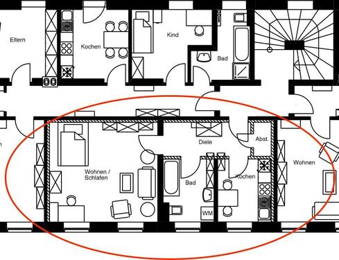 Foto - Bautzen - 1-Raumwohnung im Stadtzentrum
