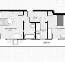 Wohnungsswap - 2 Zimmer, 40 m² - Darmstädter Landstraße, Frankfurt am Main