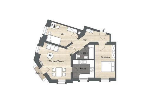 Foto - 3 Zimmer Etagenwohnung zur Miete in Dresden