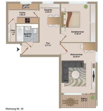Foto - 2.5 Zimmer Wohnung in Leonberg zu vermieten