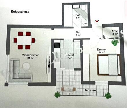 Foto - 2 Zimmer Erdgeschoßwohnung zur Miete in Bremerhaven