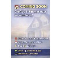5-Zimmer-Haus mit Garten in Kaldenkirchen – 120 m² - Nettetal