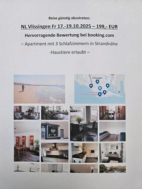 Foto - NL Vflissingen 17.-19.10.25 für 4 Personen mit Haustier