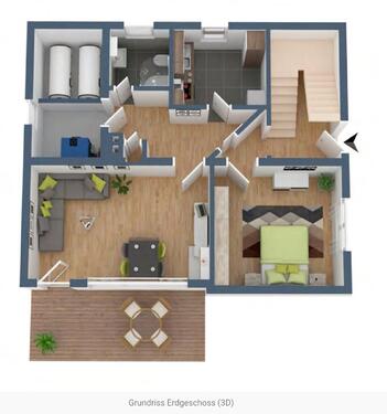 Foto - Erdgeschoßwohnung in Steffenberg zur Miete