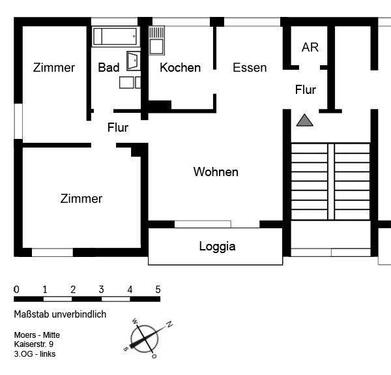 Foto - 3.5 Zimmer Etagenwohnung in Moers