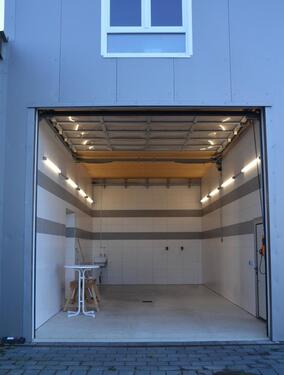 Foto - Kleine Gewerbehalle , Lagerhalle mit Büro, Küche und WC