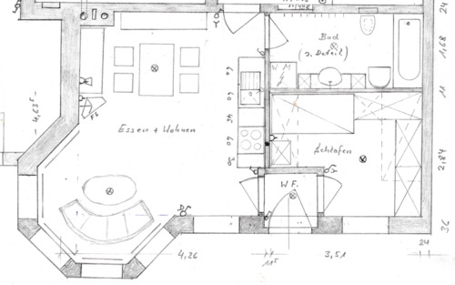 Foto - Etagenwohnung in Werneck zur Miete