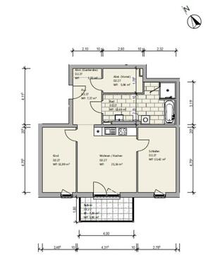Foto - 3 Zimmer Neubauwohnungen zur Miete Wolfsburg - WBS erforderlich