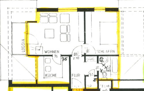 Foto - 2-Zimmerwohnung im ruhigen Wohngebiet (565-12)