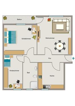 Foto - Etagenwohnung in Marl