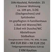 Wohnung. Südbalkon. 2 Etagen. Hiesfeld. Tiefgarage. 4Fam Haus - Dinslaken