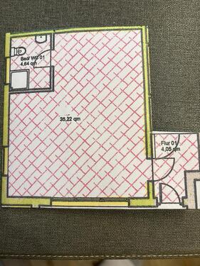 Foto - Helle und ruhige, 1 Zimmer Souterrain Wohnung zu Vermiet