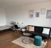 Voll möblierte 1-Zimmer Wohnung mit Balkon und Aufzug - Nürnberg Kleinweidenmühle